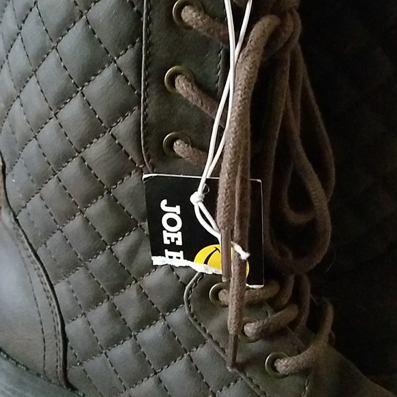 Joe Boxer Brown Quilted Faux Leather Boots - Picture 5 of 5